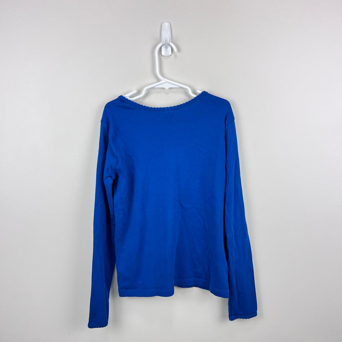 Hanna Andersson Bright Basics Pima Cotton T-Shirt Blue 140 cm 10