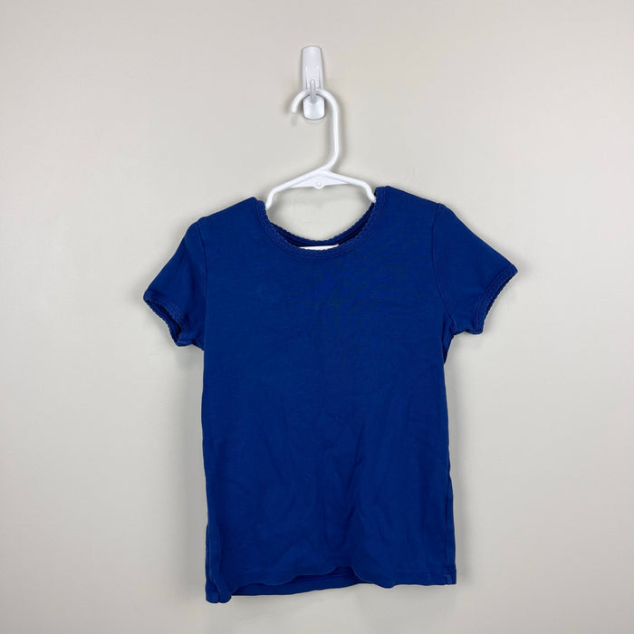Hanna Andersson Bright Basics Tee Shirt Blue 120 cm 6-7