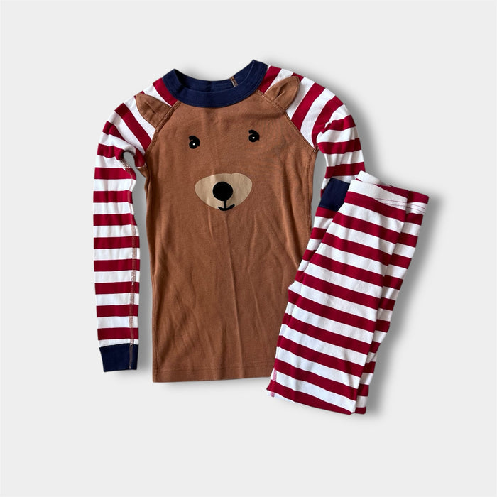 Hanna Andersson Reindeer Long John Pajamas 130 cm 8