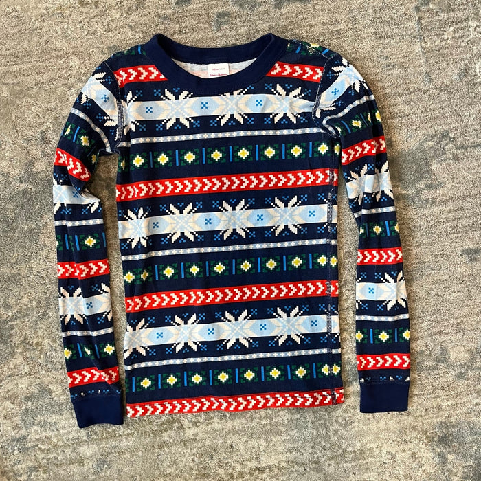 Hanna Andersson Scandi Snowflake Fair Isle Pajamas 140 cm 10