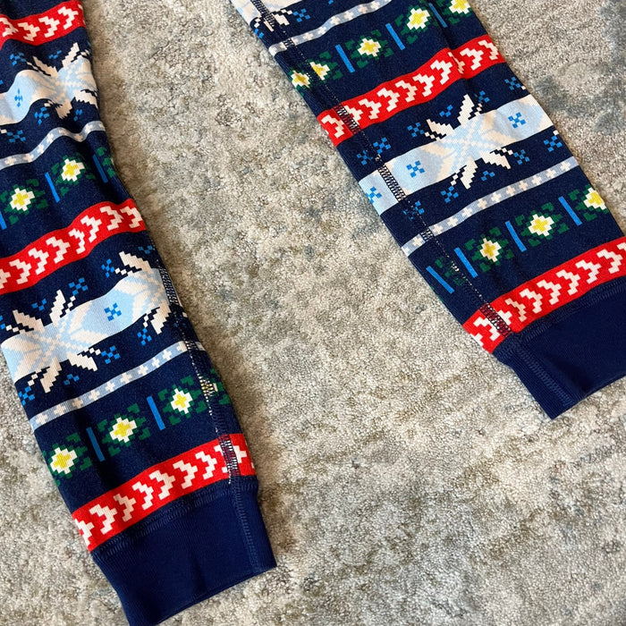 Hanna Andersson Scandi Snowflake Fair Isle Pajamas 140 cm 10