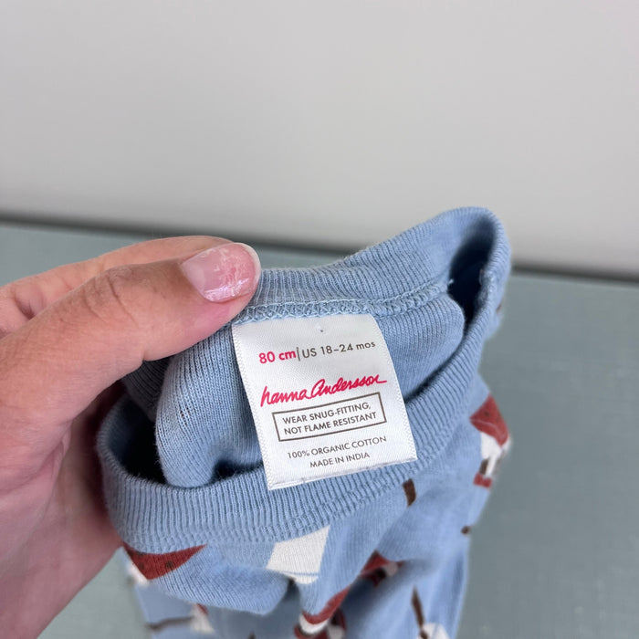 Hanna Andersson S'mores Short John Pajamas 80 cm 18-24 Months