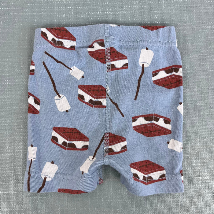 Hanna Andersson S'mores Short John Pajamas 80 cm 18-24 Months