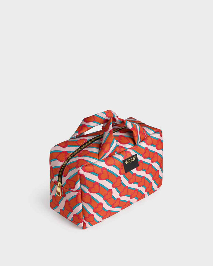 Heartbeat Large Toiletry Bag | WOUF | Cosmetic + Toiletry Bags