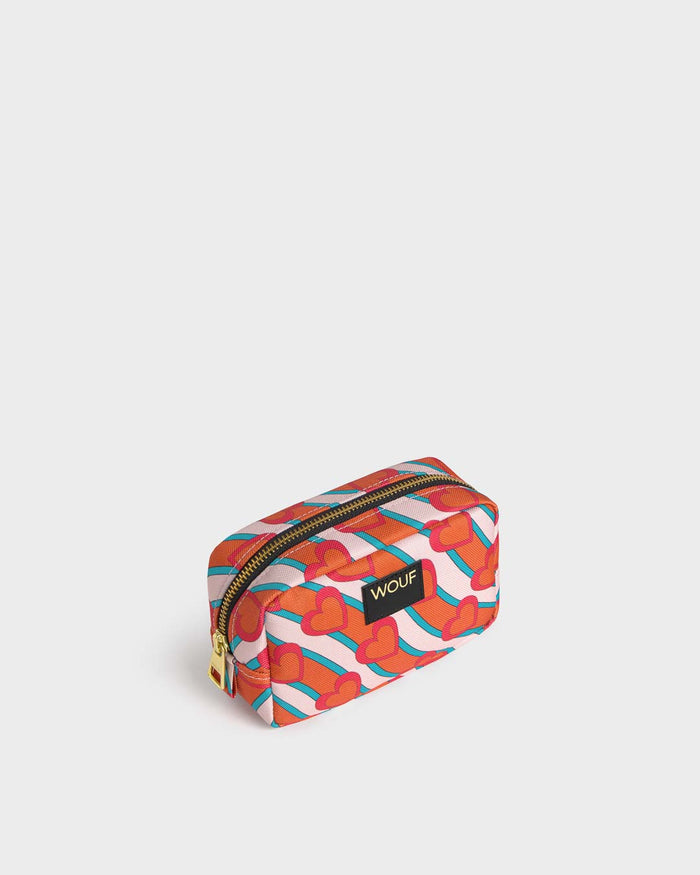 Heartbeat Makeup Bag | WOUF | Cosmetic + Toiletry Bags