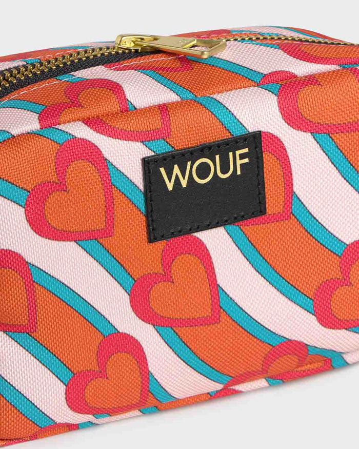 Heartbeat Makeup Bag | WOUF | Cosmetic + Toiletry Bags