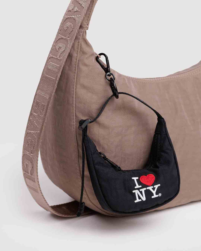 I Love NY Crescent Bag Charm | BAGGU | Crescent Bag Charm