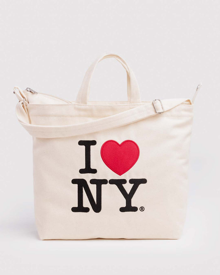 I Love NY Horizontal Zip Duck Bag | BAGGU | Zip Duck Bag