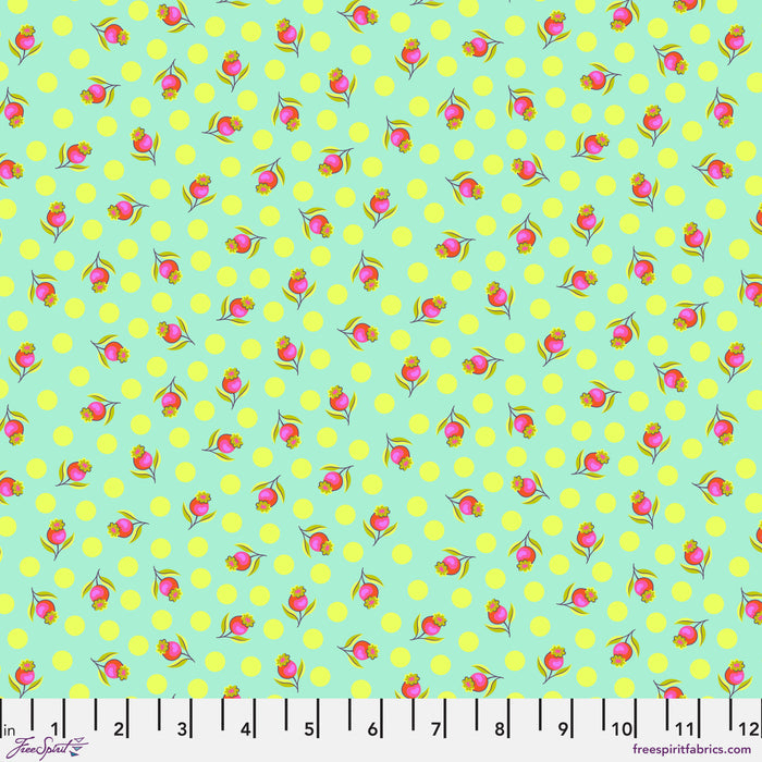 Impending Bloom - Moonbeam - Untamed  Tula Pink Free Spirit