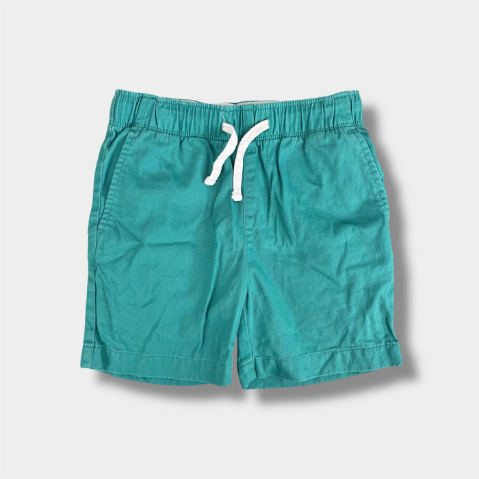 J. Crew Boys Drawstring Twill Dock Short Green 6
