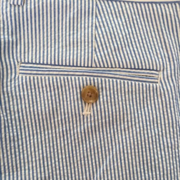 J. Crew Boys’ Ludlow Blue Seersucker Suit Short 12