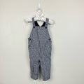 Janie and Jack Navy Blue Houndstooth Overalls 6-12 Months