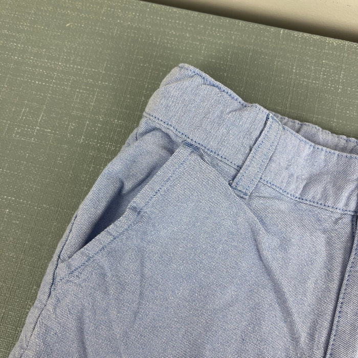 Janie and Jack Oxford Cotton Short Zen Blue 6