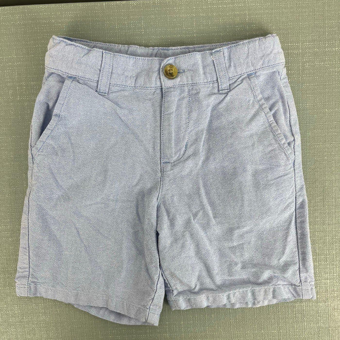 Janie and Jack Oxford Cotton Short Zen Blue 6