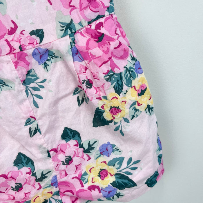 Janie and Jack Pink Floral Romper 6-12 Months