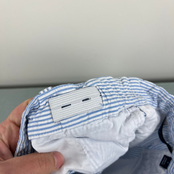Janie and Jack Provence Blue Seersucker Short 6