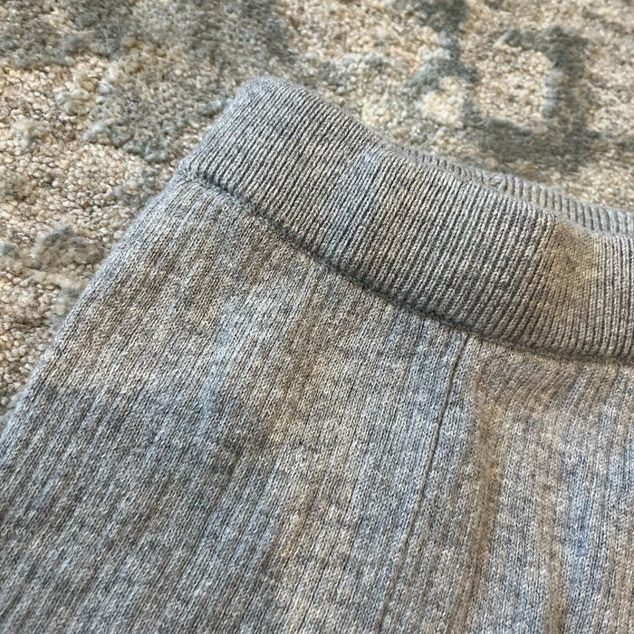 Janie and Jack Ribbed Gray Sweater Pants 3-6 Months
