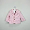 Janie and Jack Scarf Pink Stripe Seersucker Blazer 12-18 Months NWT