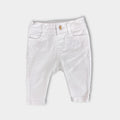 Janie and Jack White Flower Embroidered Jeans 3-6 Months