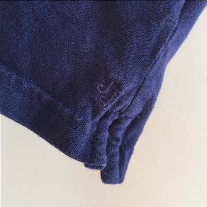 Janie & Jack Navy Blue Short-Sleeve Polo Shirt 3-6 Months