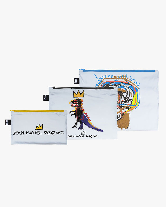 Jean-Michel Basquiat Crown, Pez Dispenser, Untitled Reflective Zip Pockets | LOQI | Zip Pockets