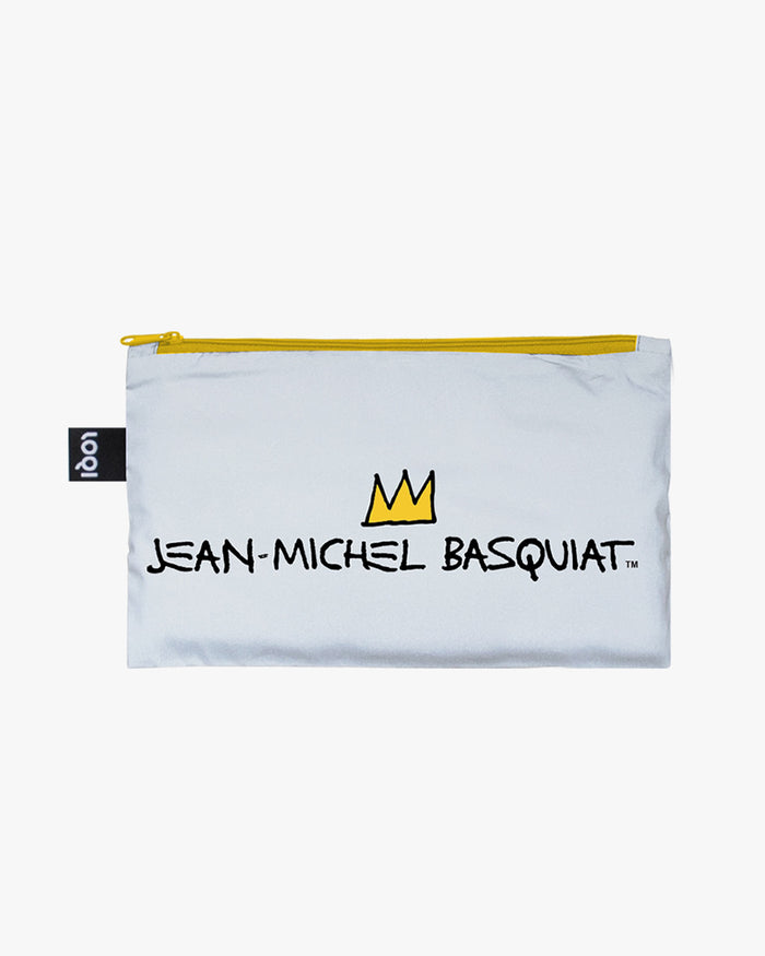 Jean-Michel Basquiat Crown, Pez Dispenser, Untitled Reflective Zip Pockets | LOQI | Zip Pockets