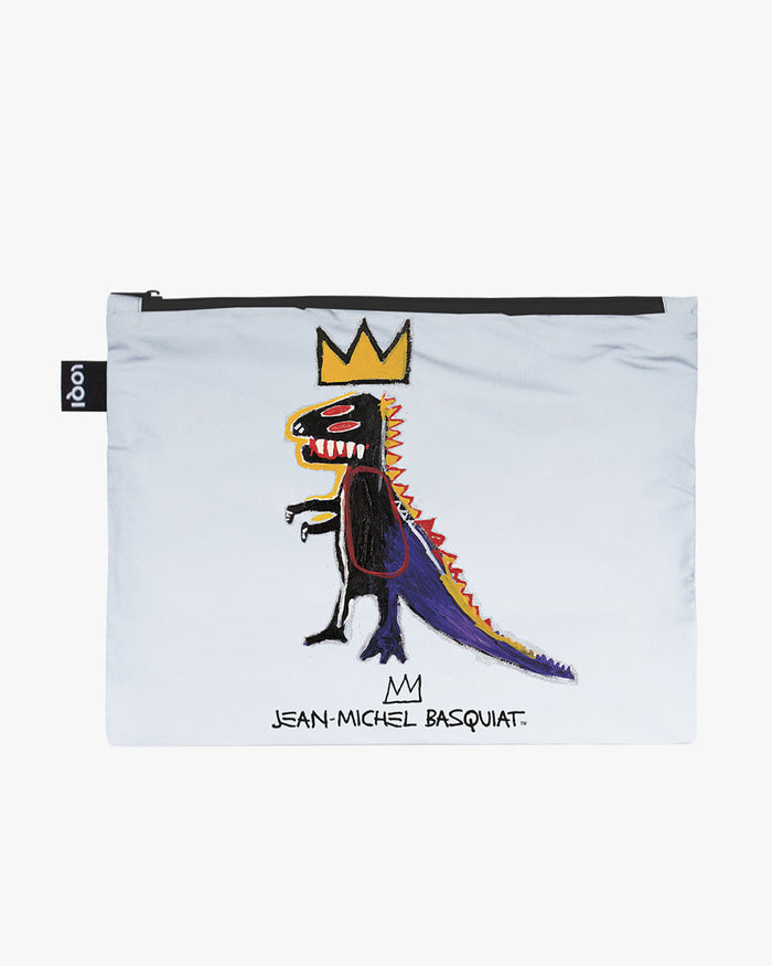Jean-Michel Basquiat Crown, Pez Dispenser, Untitled Reflective Zip Pockets | LOQI | Zip Pockets