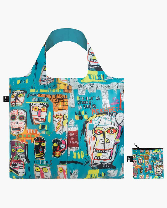 Jean-Michel Basquiat Skull Recycled Bag | LOQI | Recycled Bag