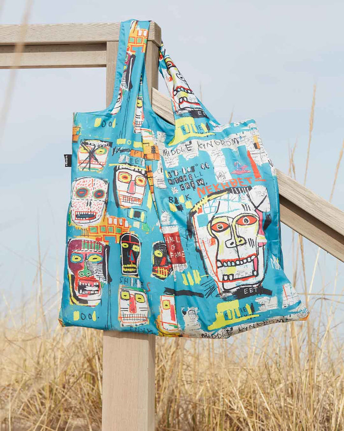 Jean-Michel Basquiat Skull Recycled Bag | LOQI | Recycled Bag