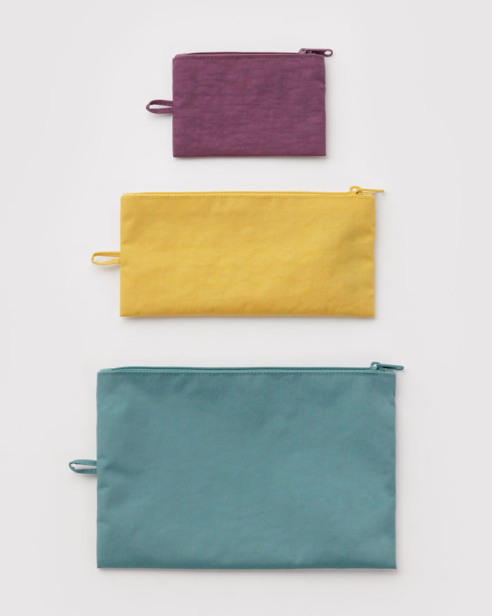 Jewel Mix Flat Pouch Set | BAGGU | Flat Pouch Set