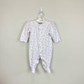 Kissy Kissy White Pink Footie 6-9 Months
