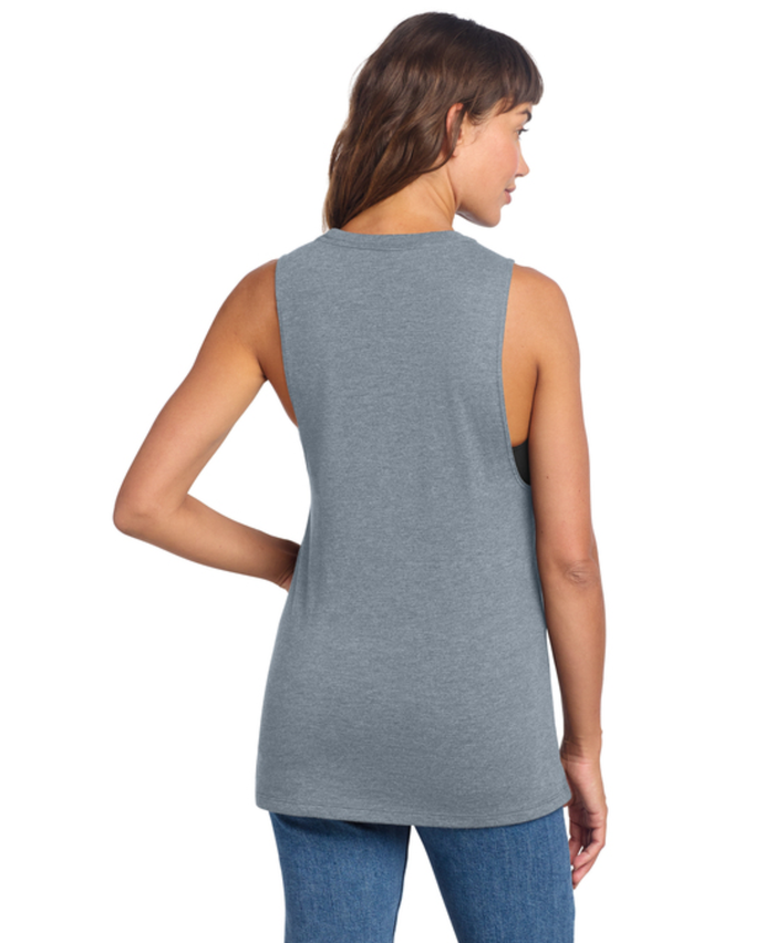 Ladies Detroit Rosie Script Premium Triblend Muscle Tank