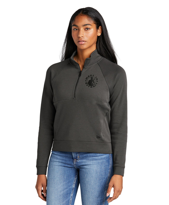 Ladies New Era MID Performance Half Zip - MEDIUM