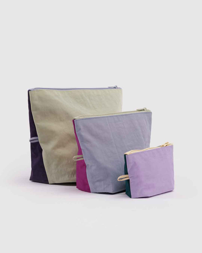 Lagoon Mix Go Pouch Set | BAGGU | Go Pouch Set