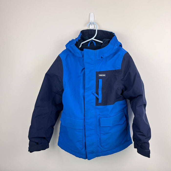 Lands' End Squall Fleece Lined Waterproof Insulated Winter Parka S 6-7