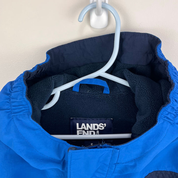 Lands' End Squall Fleece Lined Waterproof Insulated Winter Parka S 6-7