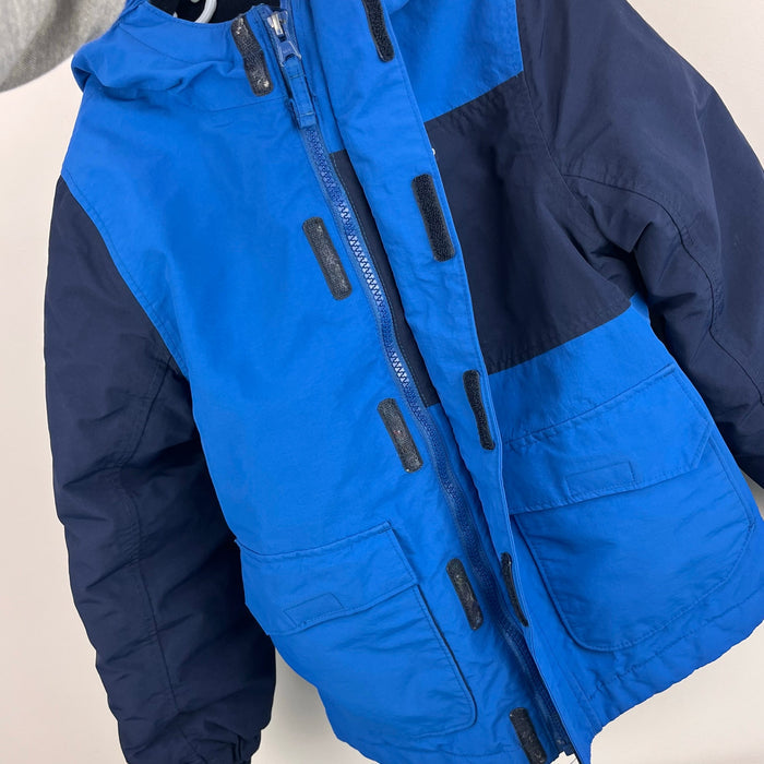 Lands' End Squall Fleece Lined Waterproof Insulated Winter Parka S 6-7