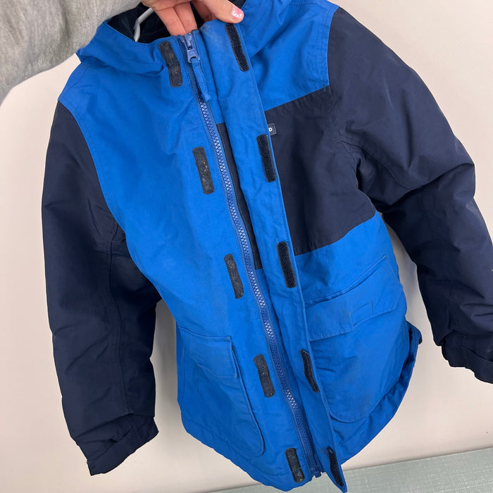 Lands' End Squall Fleece Lined Waterproof Insulated Winter Parka S 6-7