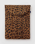 Leopard 16" Puffy Laptop Sleeve | BAGGU | Puffy Laptop Sleeve 16"