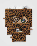 Leopard Flat Pouch Set | BAGGU | Flat Pouch Set