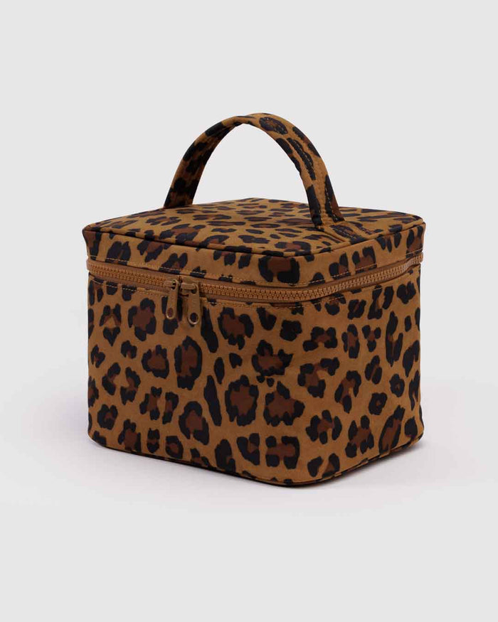 Leopard Large Cosmetic Case | BAGGU | Large Cosmetic Case