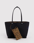 Leopard Mix Large Nylon Reversible Tote | BAGGU | Large Nylon Reversible Tote