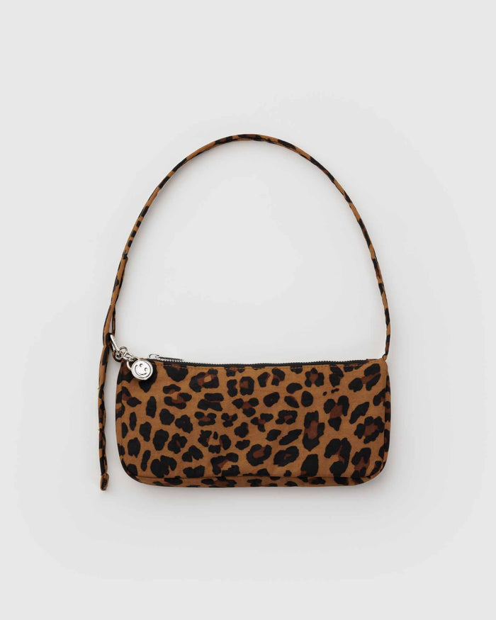 Leopard Nylon Pochette | BAGGU | Nylon Pochette