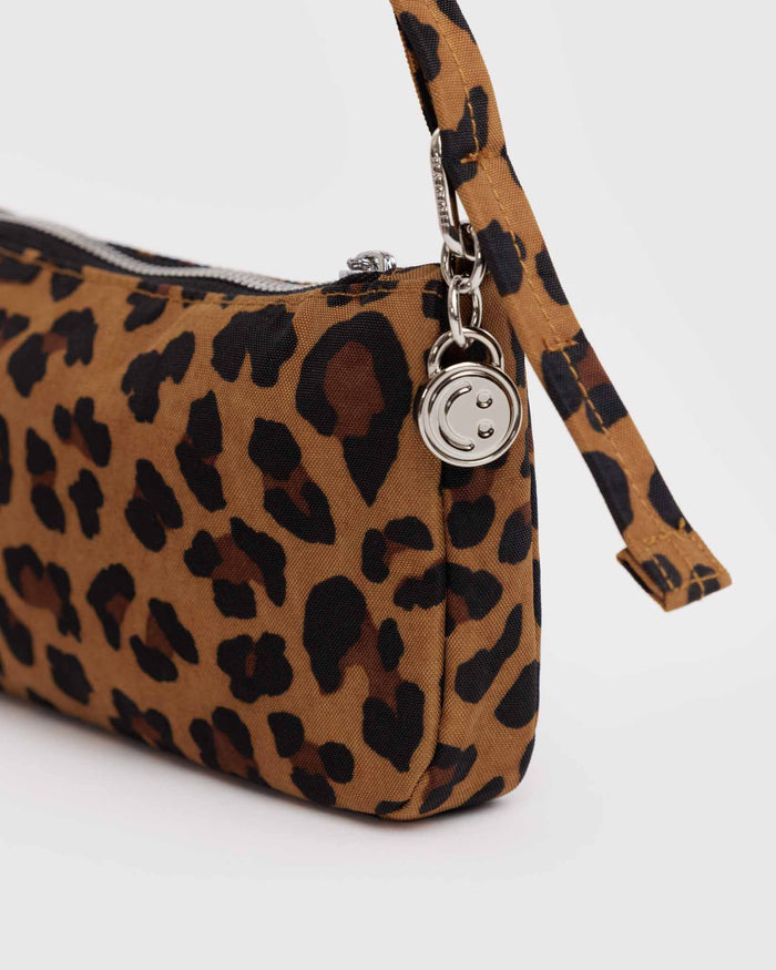 Leopard Nylon Pochette | BAGGU | Nylon Pochette