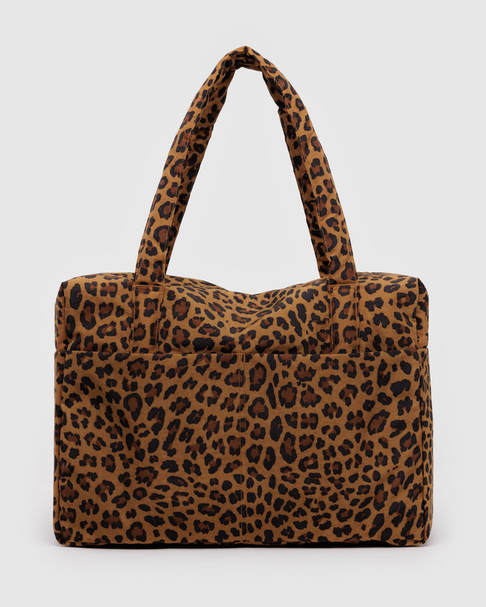 Leopard Print Cloud Carry-On | BAGGU | Cloud Carry-On