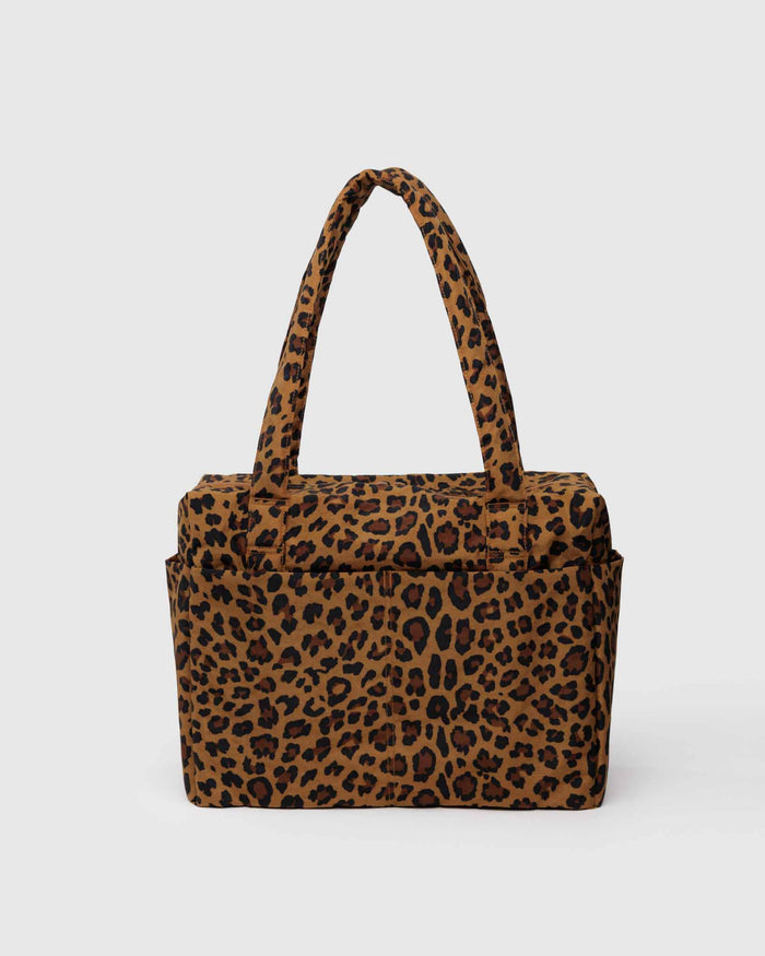 Leopard small cloud carry-on | BAGGU | Small Cloud Carry-on
