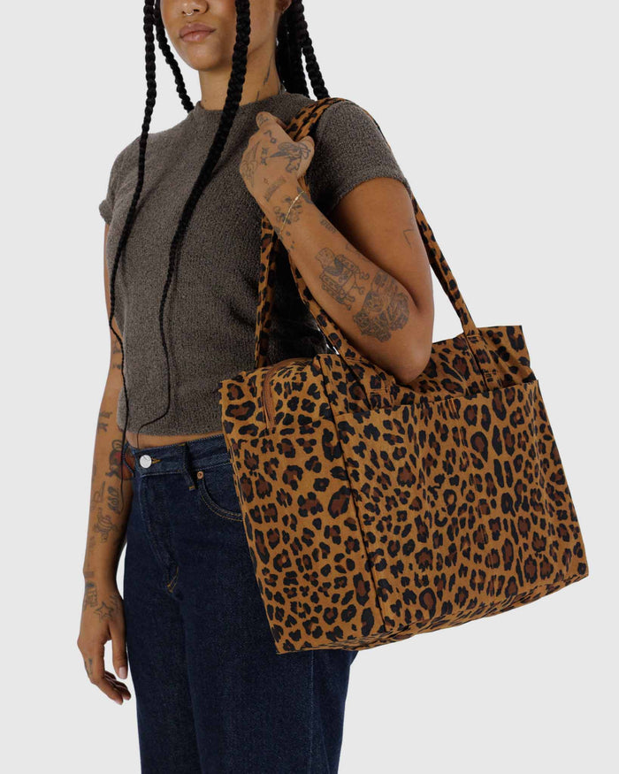 Leopard small cloud carry-on | BAGGU | Small Cloud Carry-on