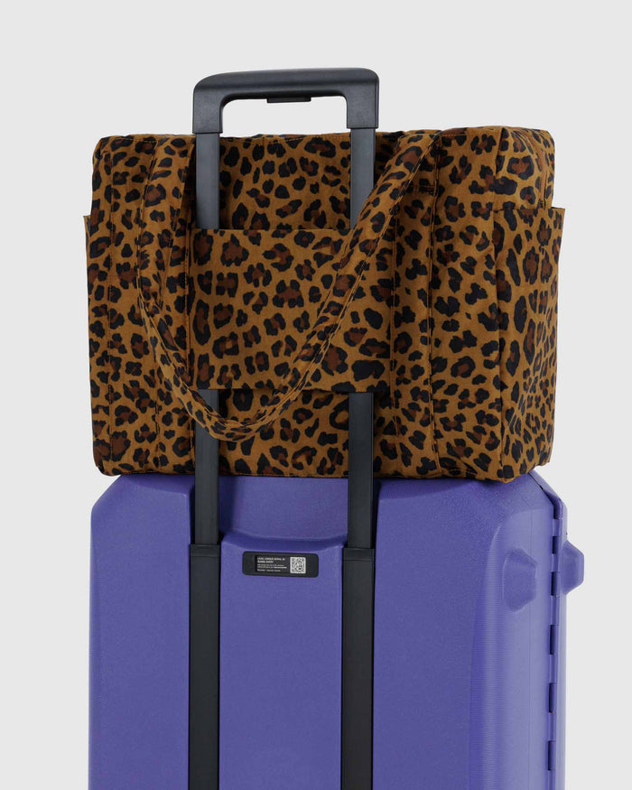 Leopard small cloud carry-on | BAGGU | Small Cloud Carry-on