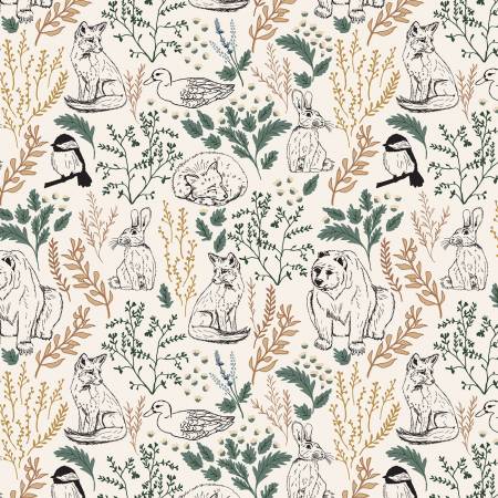 Let's Wander - Main Cream - Riley Blake - C16880R