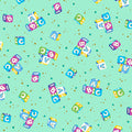 Lil' Buddies - Blue - Abc - Blocks - Qt Fabrics - 28638-H - 016542283108